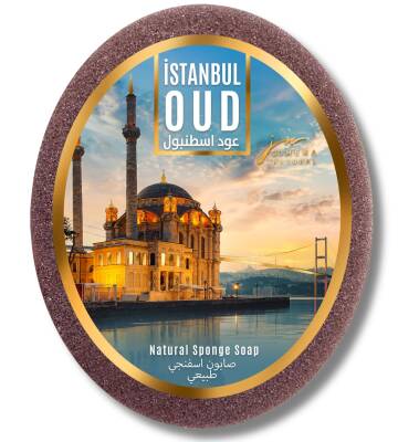 ISTANBUL OUD DOĞAL SÜNGERLİ SABUN 135 GR / Istanbul Oud Natural Sponge Soap - 1