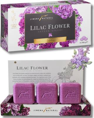 LEYLAK ÇİÇEĞİ SABUNU / LİLAC FLOWER SOAP 3X100 GR Bitkisel & Doğal Sabun / Herbal & Natural Soap - 1