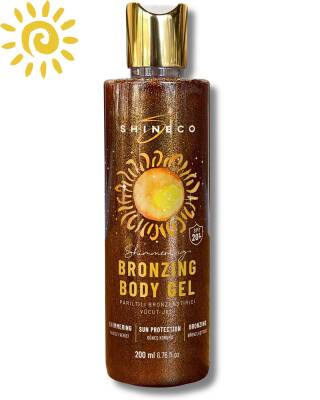 PARILTILI BRONZLAŞTIRICI VÜCUT JELİ / SHIMMERING BRONZING BODY GEL 200 ML - 1