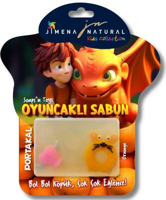 PORTAKAL KOKULU OYUNCAKLI SABUN 125 GR / Soap’n Toys – Orange (Ejderha Serisi) - 1