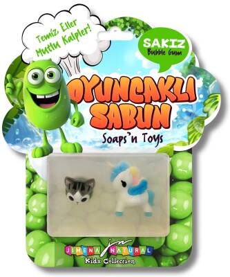 SAKIZ KOKULU OYUNCAKLI SABUN 125 GR / Soap’n Toys – Bubble Gum (Meyve Serisi) - 1